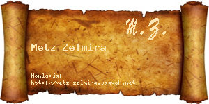 Metz Zelmira névjegykártya